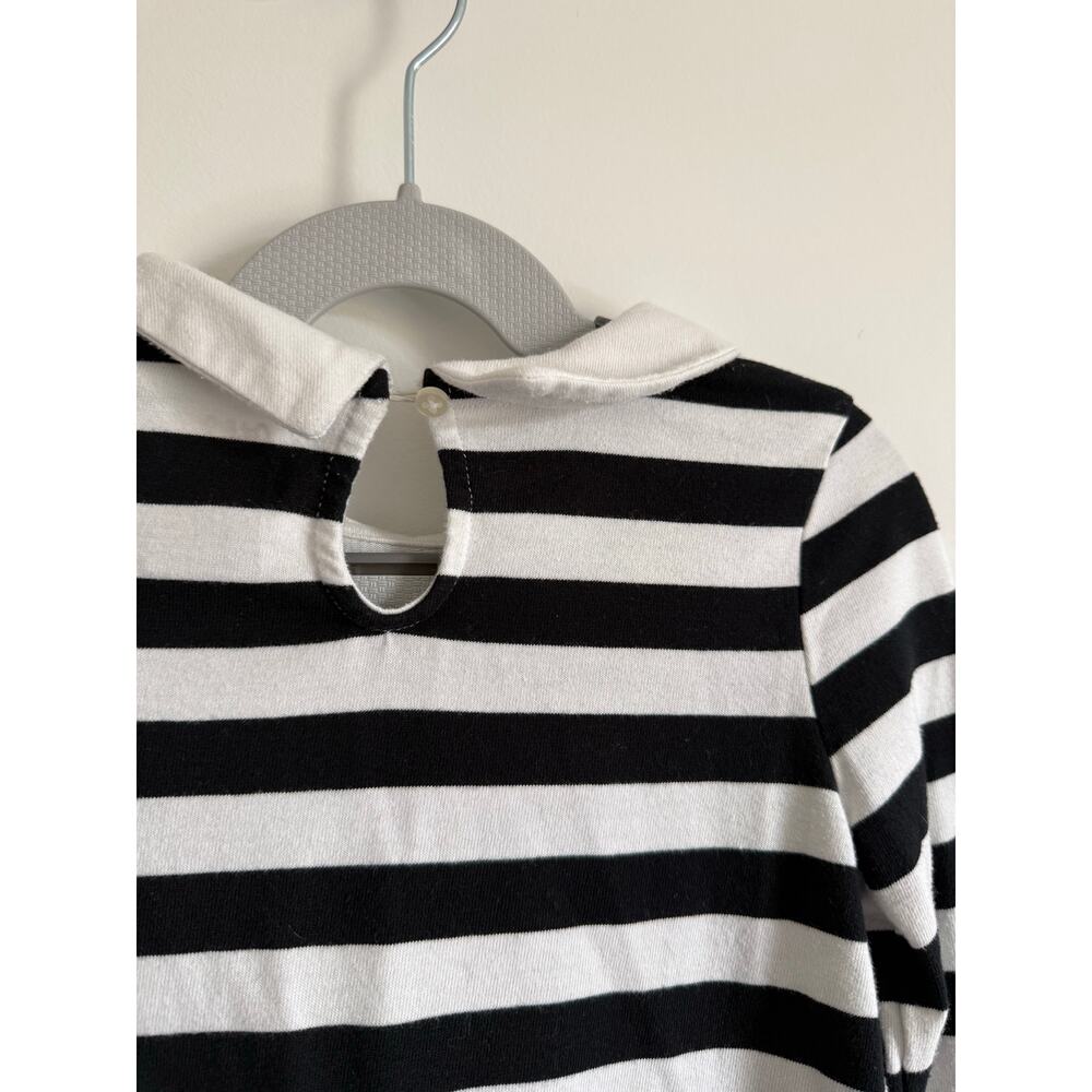 Cat & Jack Black & White Striped Tulle Skirt Dress - XS (4/5) - Picture 6 of 7